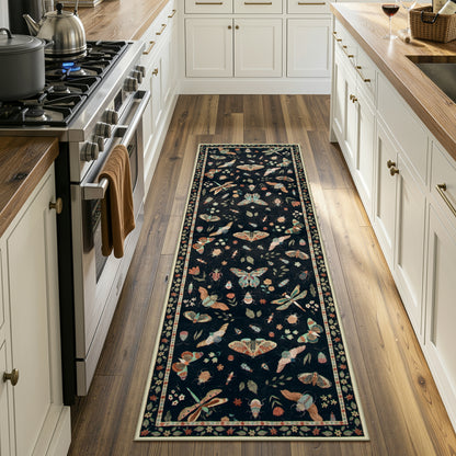 Moynesa Insect Area Rugs Washable Rug for Living Room Soft Natural Bedroom Rug Bug Accent Carpet for Dining Room Nursery Office Stain Resistant Non Slip