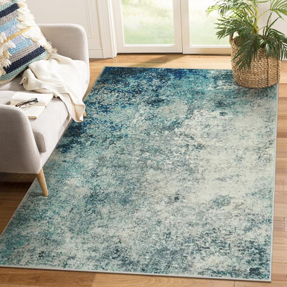 Moynesa Modern Abstract Round Rug,Gray Kitchen Rugs Soft Bedroom Circle Rugs Washable Living Room Mat, Contemporary Large Indoor Office Carpet for Mudroom Kitchen Apartment Basement
