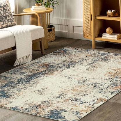 RUG ROBT Abstract Rug, Washable Bathroom Rug Non-Slip,Low-Pile Entryway Rug Indoor Mat,Soft Modern Throw Rug for Entrance Entry Kitchen Bedroom