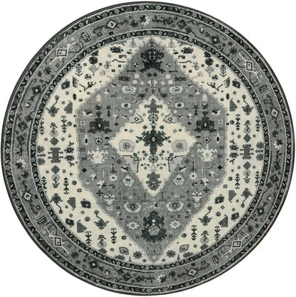 Wonnitar Boho Tribal Entryway Rug, Washable Area Rug for Kitchen Non Slip Stain Resistant, Low Pile Vintage Cottage Throw Rug for Bedroom Bathroom Laundry Room