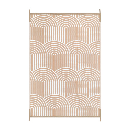 Wonnitar Outdoor Rug Patio Waterproof,Reversible Camping Rugs Plastic Straw Rv Rugs for Outside Under Awning,Portable Lightweight Carpet for Backyard