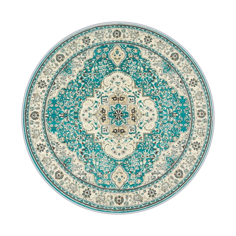 Wonnitar Boho Tribal Entryway Rug, Washable Area Rug for Kitchen Non Slip Stain Resistant, Low Pile Vintage Cottage Throw Rug for Bedroom Bathroom Laundry Room