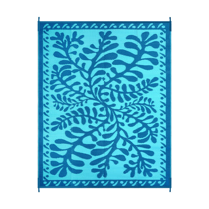Wonnitar Outdoor Rug Patio Waterproof,Reversible Camping Rugs Plastic Straw Rv Rugs for Outside Under Awning,Portable Lightweight Carpet for Backyard