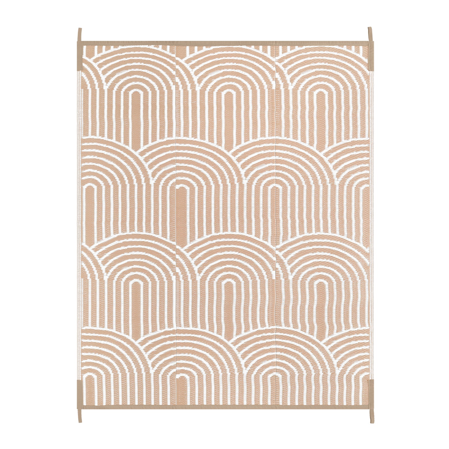 Wonnitar Outdoor Rug Patio Waterproof,Reversible Camping Rugs Plastic Straw Rv Rugs for Outside Under Awning,Portable Lightweight Carpet for Backyard