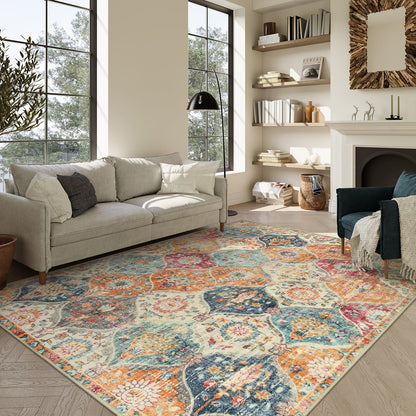 RUG ROBOT Moroccan Trellis Cream/Multi Carpets