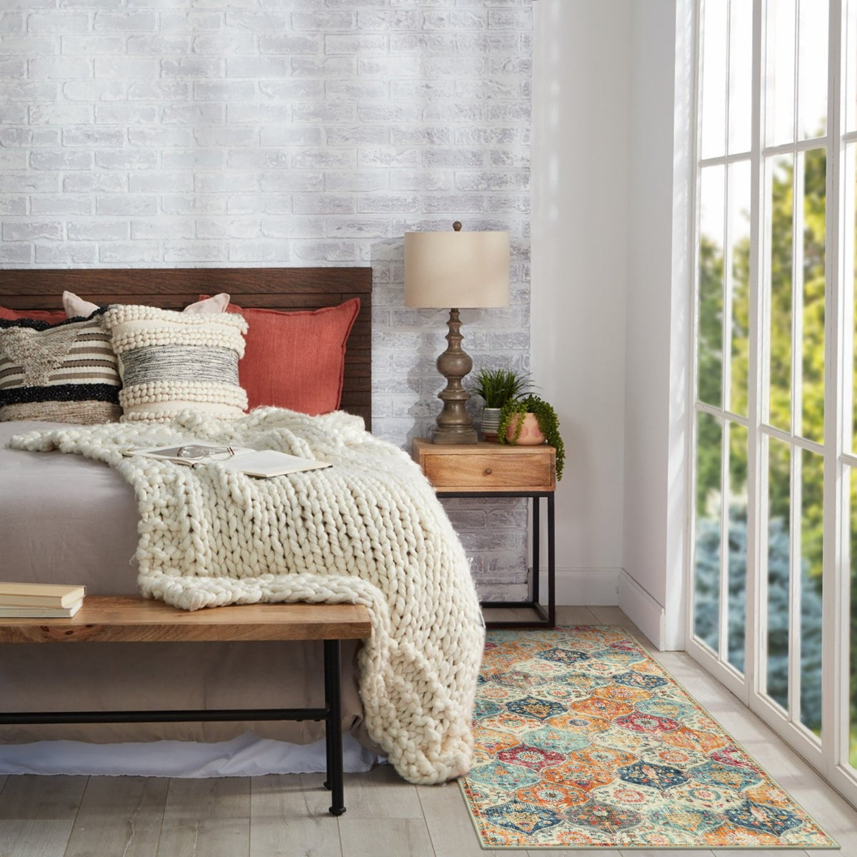 RUG ROBOT Moroccan Trellis Cream/Multi Carpets