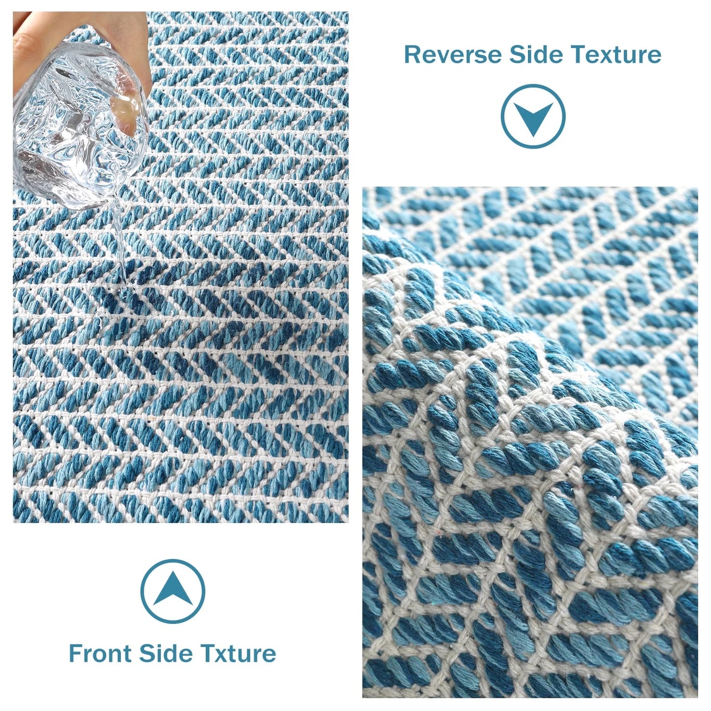 Moynesa Area Rug for Living Room Washable Bedroom Rugs Boho Lightweight Bath Door Mats Woven Entry Rug with Tassels Indoor Non Slip Carpet for Dining Bedroom Camper RV Gifts