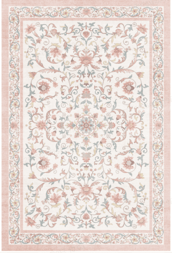 Wonnitar Area Rug Insect & Botanical Washable Rug - Soft Modern Rug for Bedroom, Non-Slip Ultra-Thin Stain Resistant Area Rug for Living Room, Nursery