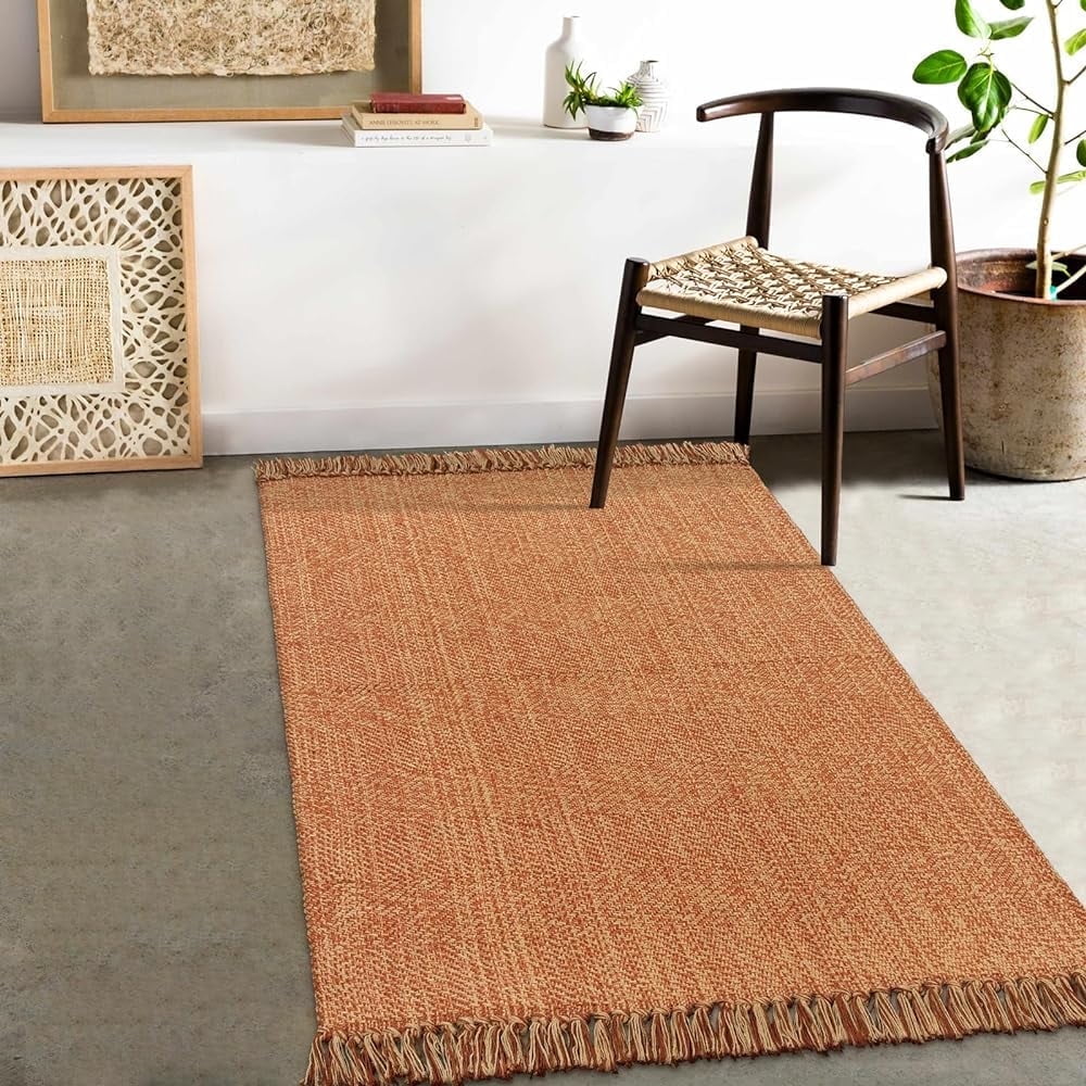 SUNDEREY Washable Bedroom Rugs,Area Rug, Bohemian Kitchen Rug, Cotton Woven Entryway Rug, Modern Braided Door Mat,Stain Resistant Boho Rug Low-Pile Throw Rug for ‎Dining Room Office Walmart Walmart