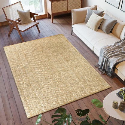 SUNDEREY Washable Bedroom Rugs,Area Rug, Bohemian Kitchen Rug, Cotton Woven Entryway Rug, Modern Braided Door Mat,Stain Resistant Boho Rug Low-Pile Throw Rug for ‎Dining Room Office Walmart Walmart 4' x 6' Khaki