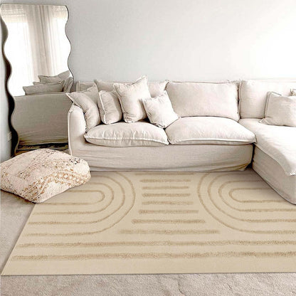 SUNDEREY Modern Rainbow Area Rug,Washable Bedroom Rugs,Boho Terracotta Woven Floor Carpet With Tassel, Modern Farmhouse Tufted Rug For Living Dining Room Kitchen Entryway Bathroom Walmart Walmart 5' x 8' Khaki