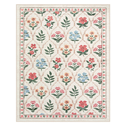 Lahome Decor Moroccan Boho Area Rugs,Large Washable Bedroom Rugs,Soft Non Slip Non-Shedding Kitchen Mat Indoor Office Carpet for Living Dining Playroom Nursery Walmart Walmart